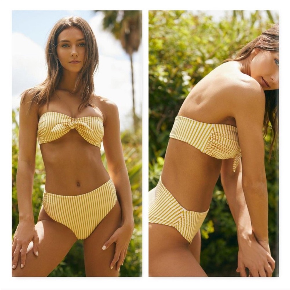 Tori Praver High Waist Two Piece Swimsuit